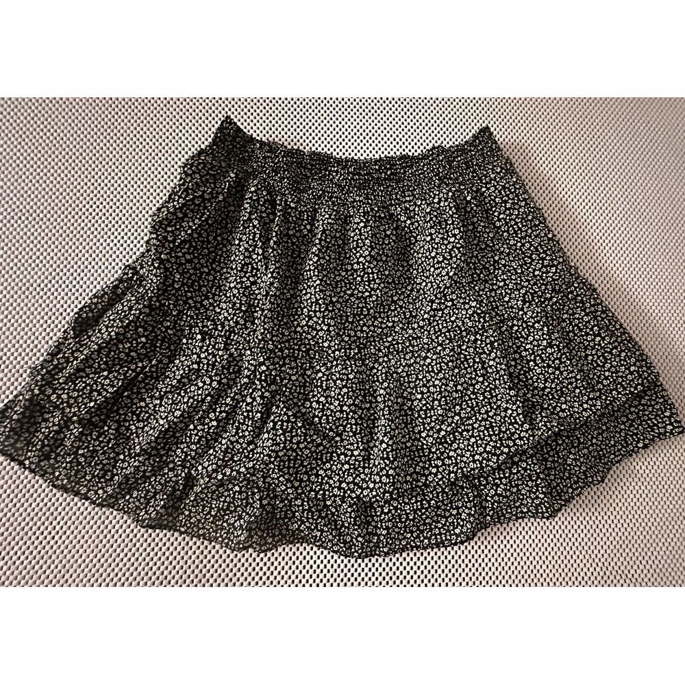 BB Dakota Steve Madden Tiered Prairie Skirt Mini Women Sz L 10/12 Peasant A Line
